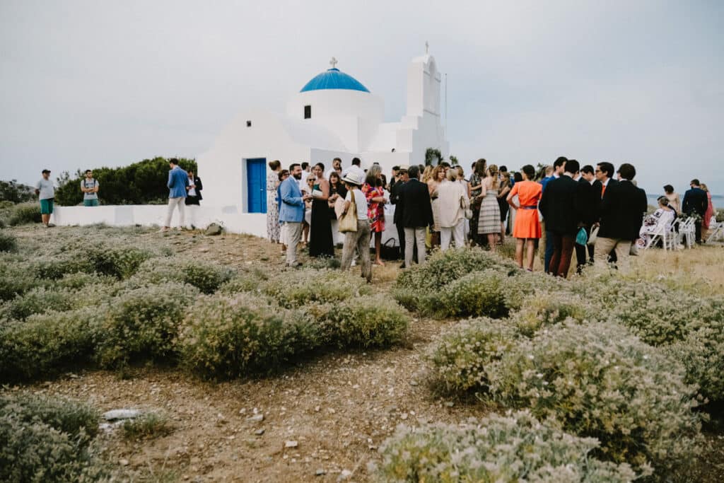 Wedding ceremony Paros in Greece